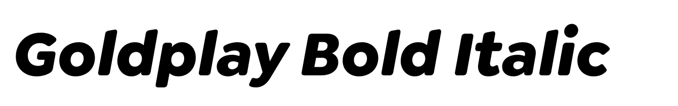 Goldplay Bold Italic